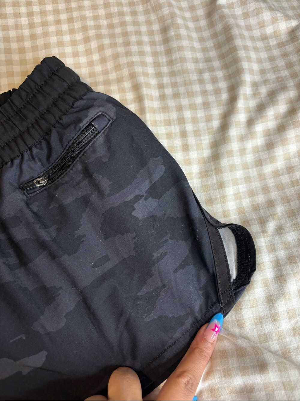 Vuori Clementine Camo Running Shorts - Picture 5 of 6